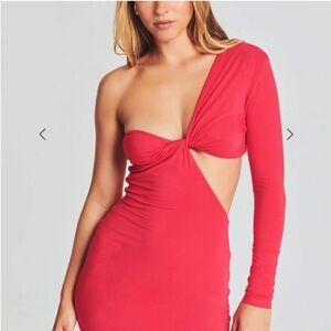 Ser.O.Ya Ivana one sleeve midi dress
Revolve brand